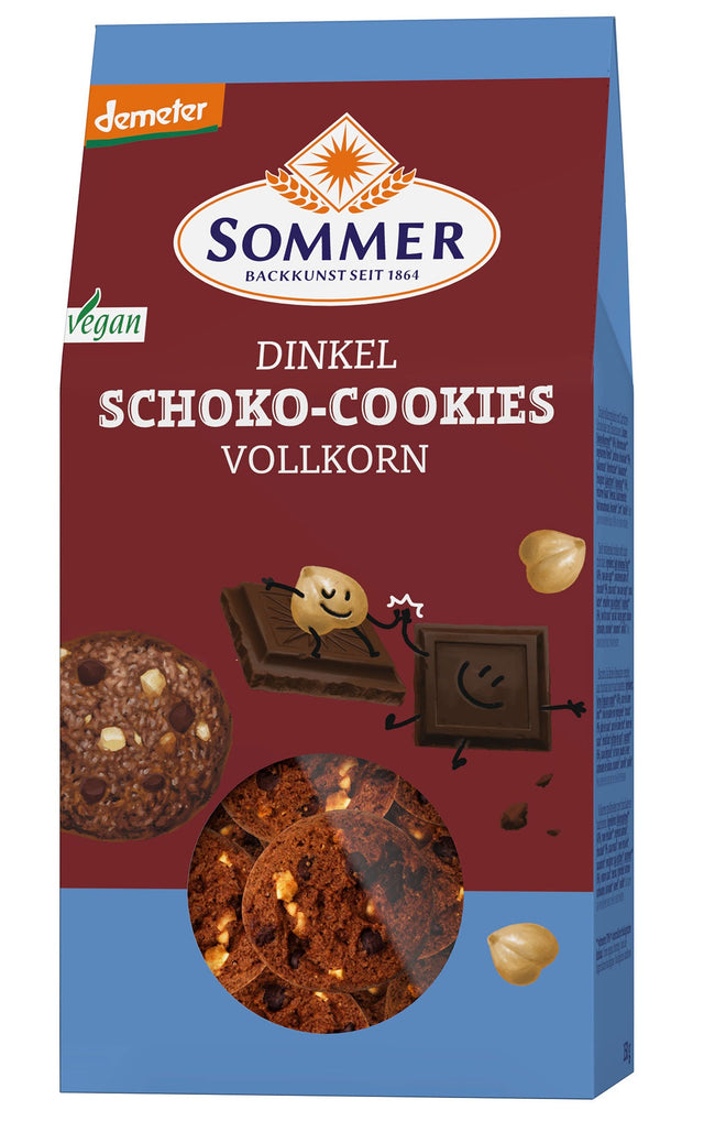 Bio Dinkel Schoko Cookies, 150 g - YOGISHOP