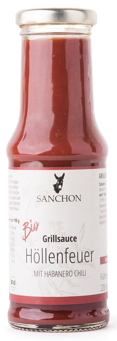 Bio Grillsauce Höllenfeuer, 210 ml - YOGISHOP