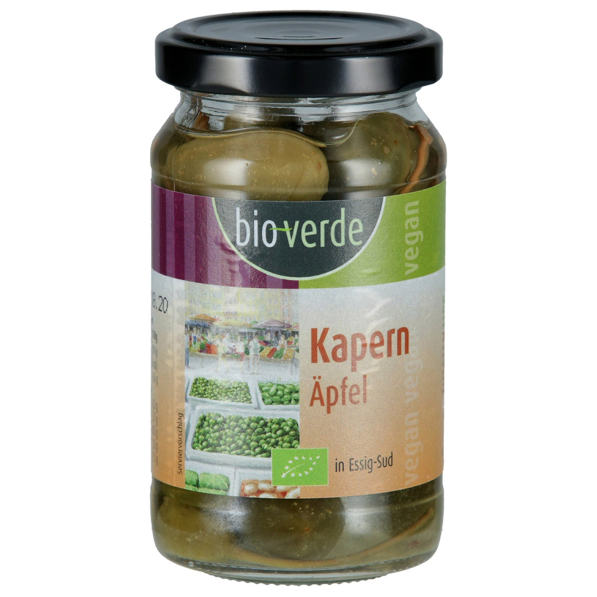 Bio Kapernäpfel in feinem Essig-Sud, 180 g - YOGISHOP