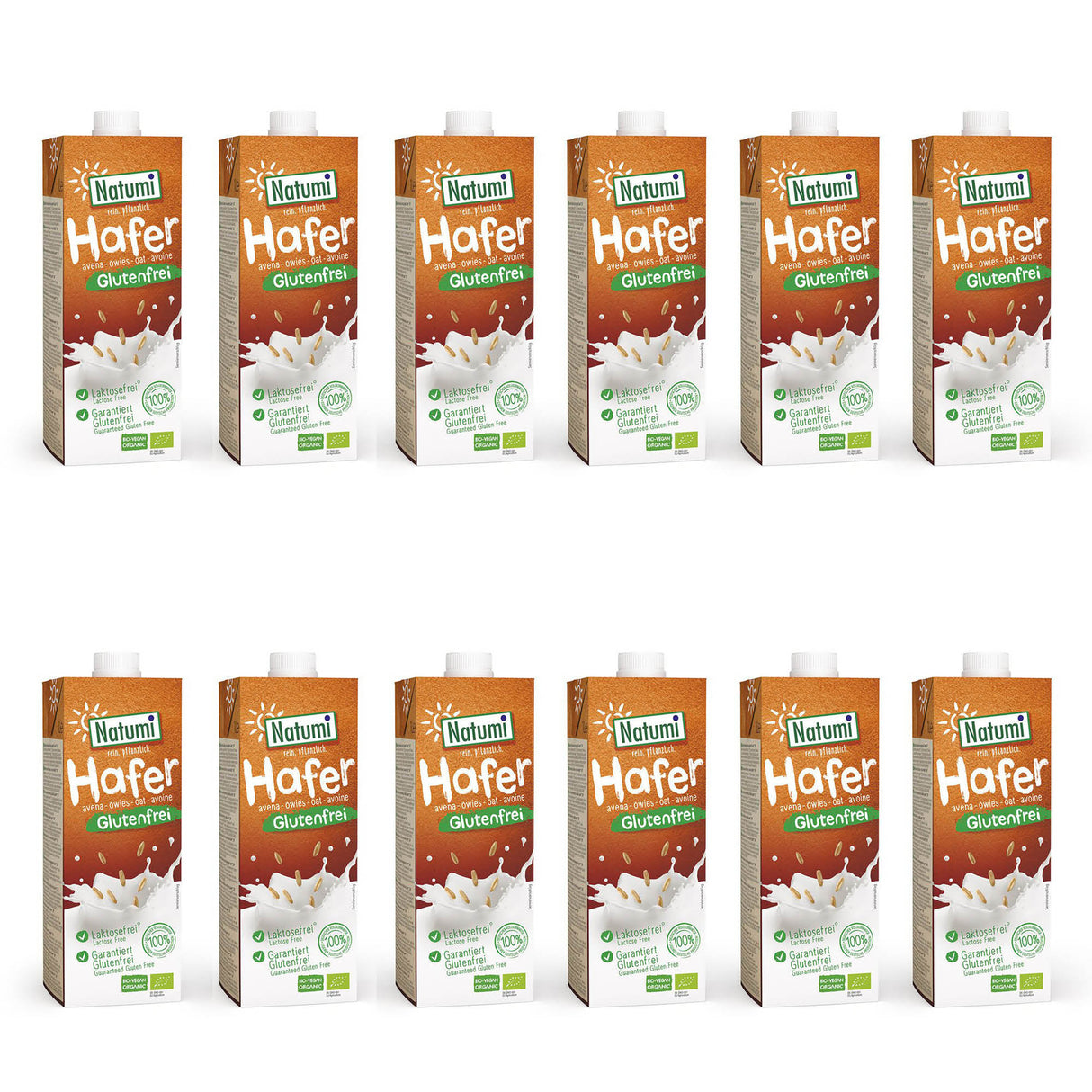 Bio Haferdrink natur glutenfrei, 12x1 l - YOGISHOP