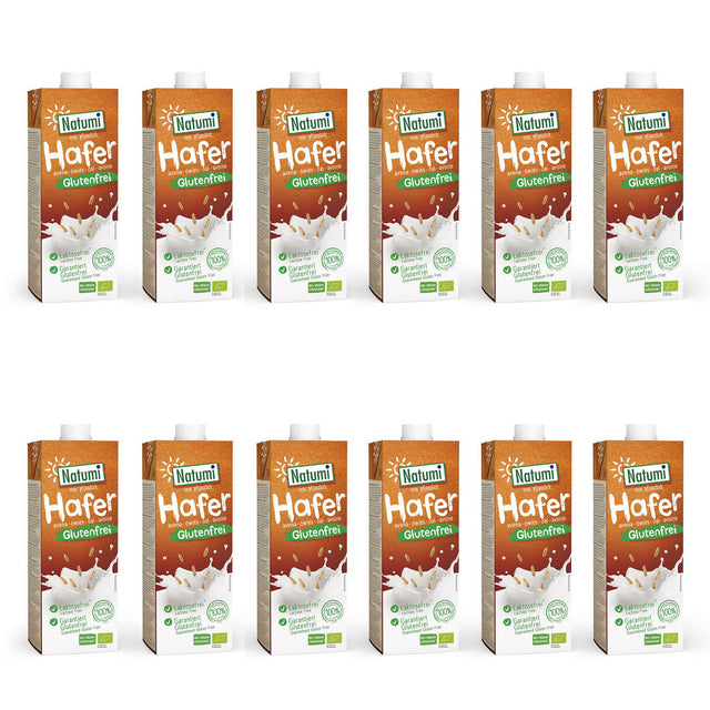 Bio Haferdrink natur glutenfrei, 12x1 l - YOGISHOP