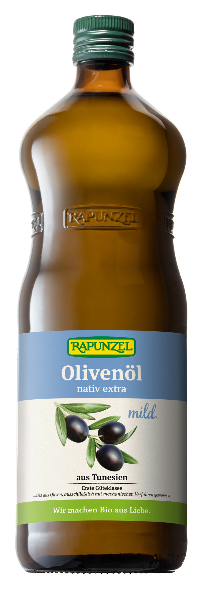 Bio Olivenöl mild, nativ extra, 1 l - YOGISHOP