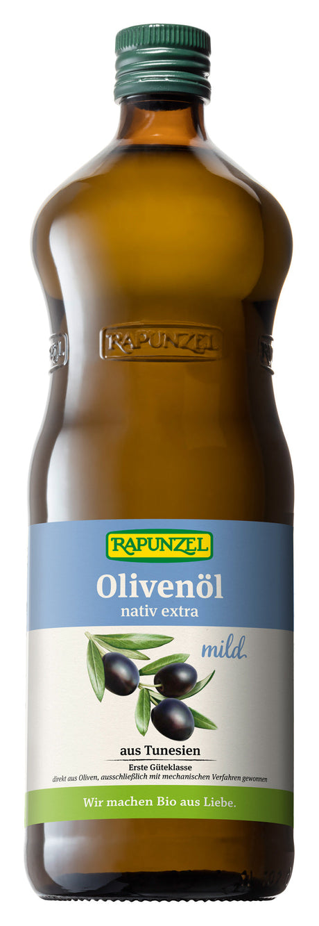 Bio Olivenöl mild, nativ extra, 1 l - YOGISHOP
