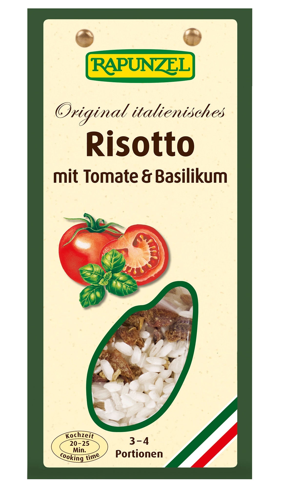 Bio Risotto mit Tomate & Basilikum, 250 g - YOGISHOP