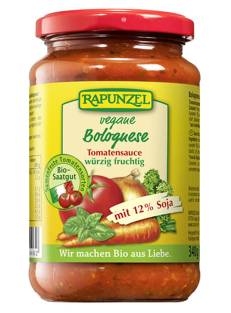 Bio Tomatensauce Bolognese vegetarisch, 330 ml - YOGISHOP
