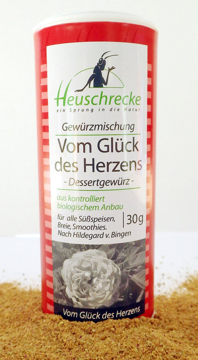 Bio Dessertgewürz "Vom Glück des Herzens", 30 g - YOGISHOP