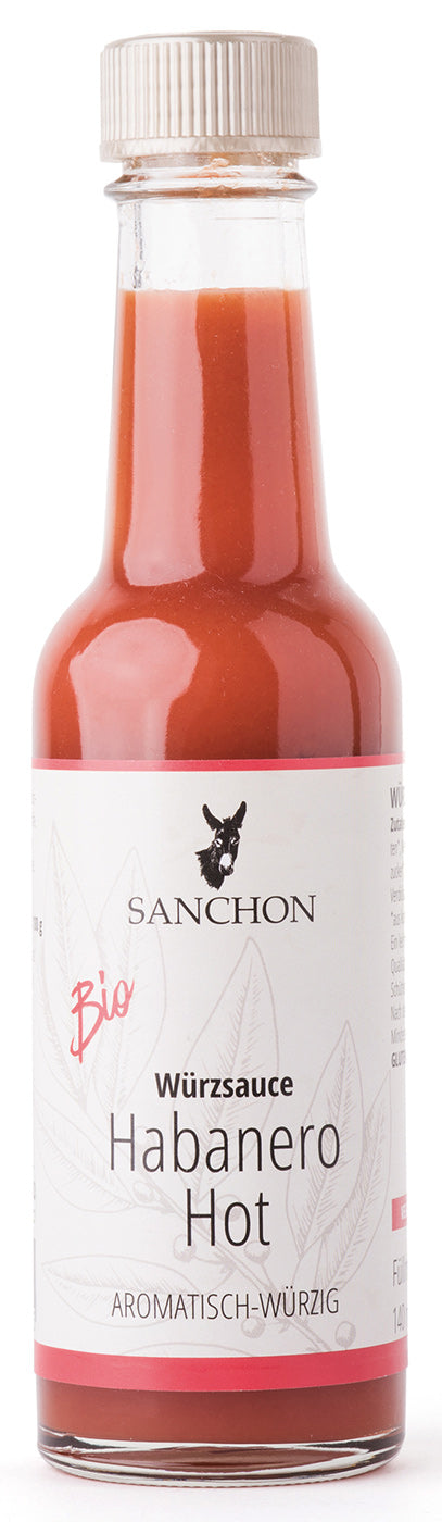 Bio Würzsauce Habanero Hot, 140 ml - YOGISHOP