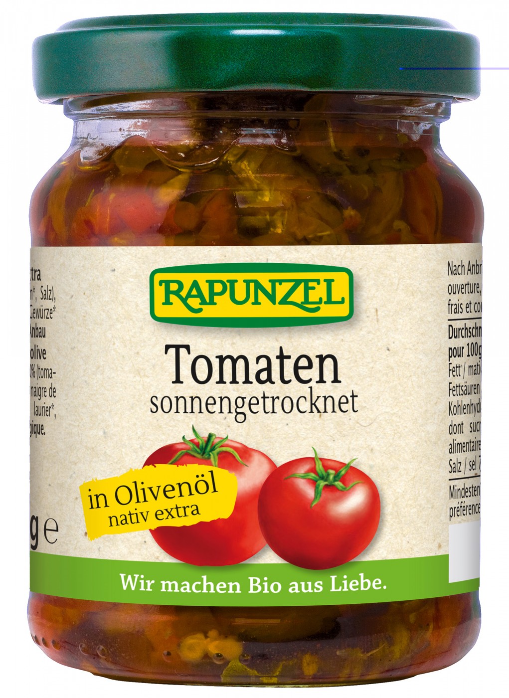 Bio Tomaten getrocknet in Olivenöl, 120 g im All Bio kaufen | Versand ...