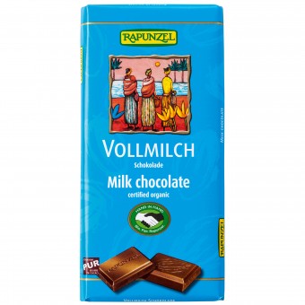 Bio Vollmilch Schokolade, 100 g 