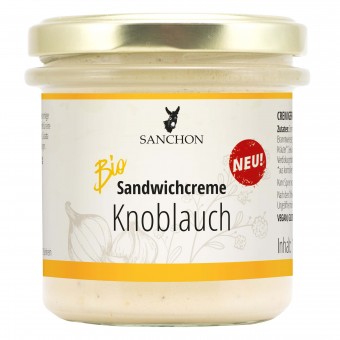 Bio Sandwichcreme Knoblauch, 135 g 
