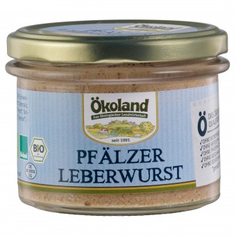 Bio Pfälzer Leberwurst, 160 g 