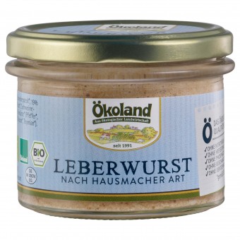 Bio Leberwurst nach Hausmacher Art, 160 g 