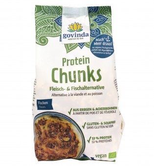 Bio Protein Chunks, Flocken, 125 g 