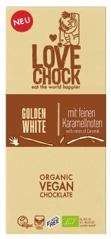 Bio Lovechock Tafel Golden White, 70 g 