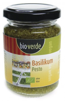Bio Basilikum Pesto, 125 ml 