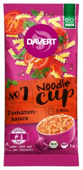 Bio Noodle-Cup Tomatensauce, 67 g 