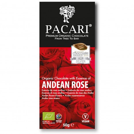 Bio Schokolade Anden Rose, 60% Kakao, 50 g 