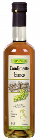 Bio Balsamico Bianco Condimento, 0,5 l 