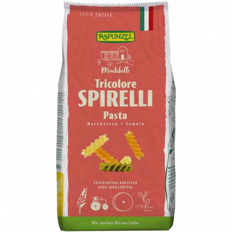Bio Spirelli Tricolore Semola, 500 g 