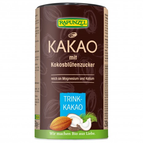 Bio Kakao mit Kokosblütenzucker, 250 g 
