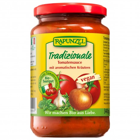 Bio Tomatensauce Tradizionale, 335 ml 