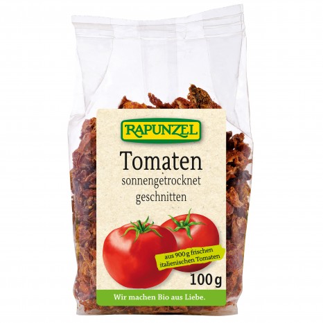 Bio Tomaten getrocknet und gewürfelt, 100 g 