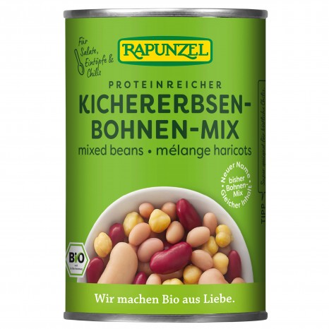 Bio Bohnen-Mix in der Dose, 400 g 