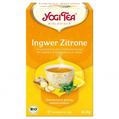 Bio Ingwer Zitrone Teemischung, 30,6 g 