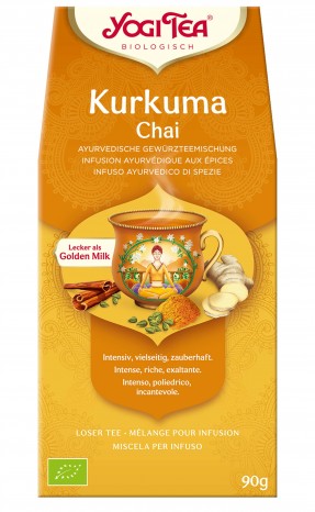Bio Yogi Tea® Kurkuma Chai lose, 90 g 