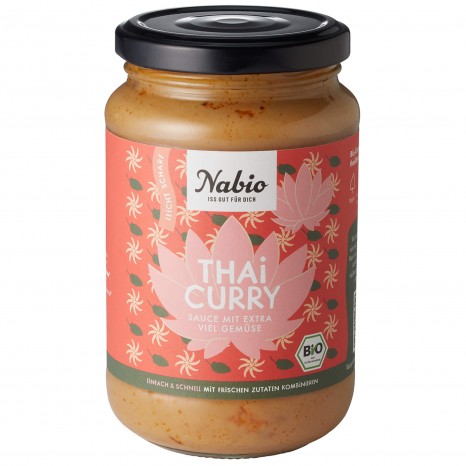 Bio Asia Sauce Thai Curry mit extra viel Gemüse, 325 ml 