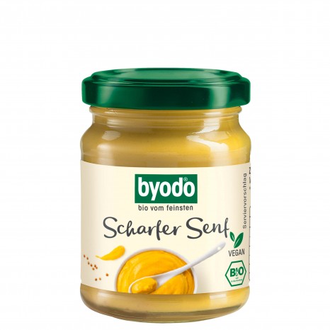 Bio Scharfer Senf, 125 ml 