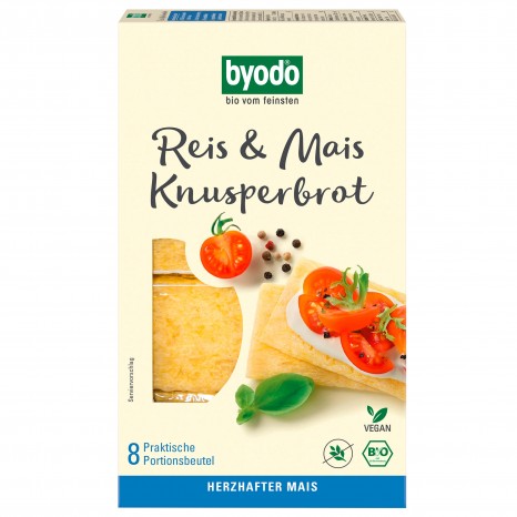Bio Reis und Mais Knusperbrot, 160 g 