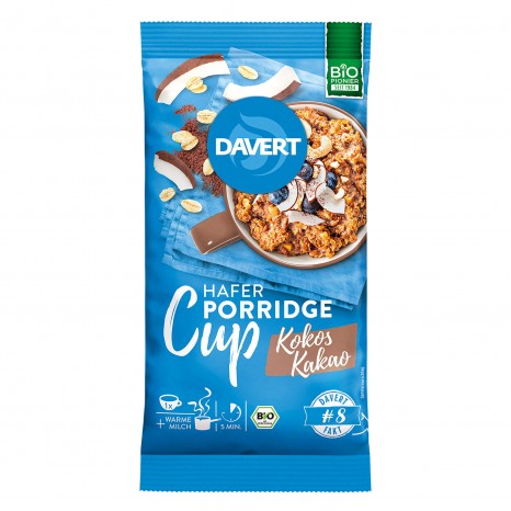 Bio Porridge Cup Kokos Kakao, 65 g 