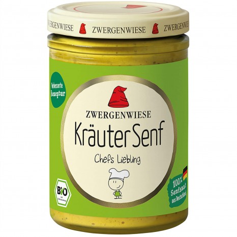 Bio Kräuter Senf, 160 ml 