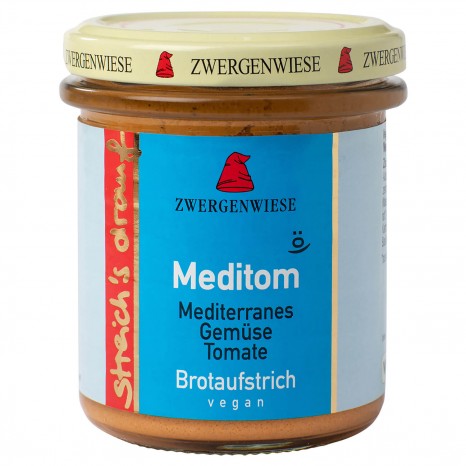 Bio Brotaufstrich Streichs drauf Meditom (mediterranes Gemüse - Tomate), 160 g 