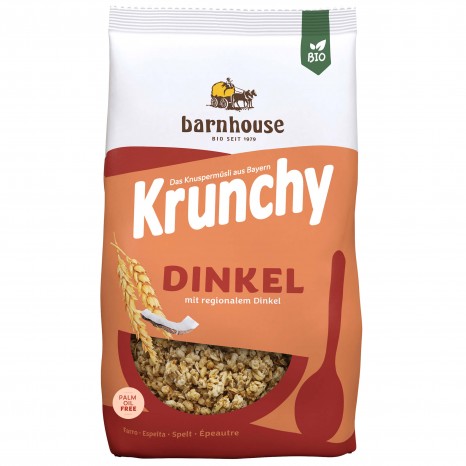 Bio Krunchy Dinkel, 600 g 