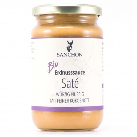Bio Saté Erdnuss-Sauce, 320 ml 