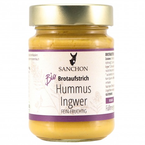 Bio Brotaufstrich Hummus Ingwer, 180 g 