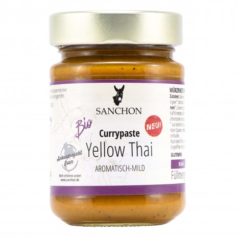 Bio Currypaste Yellow Thai, 190 g 