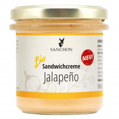 Bio Sandwichcreme Jalapeno, 135 g 