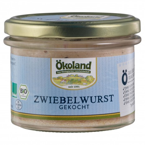 Bio Zwiebelwurst Gourmet-Qualität, gekocht, 160 g 