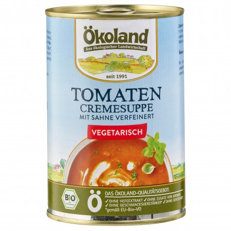 Bio Tomaten-Cremesuppe vegetarisch, 400 g 