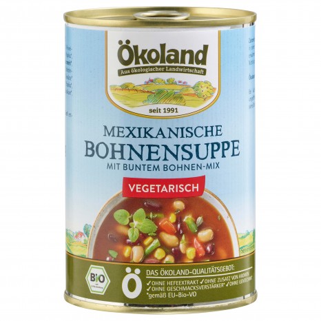 Bio Mexikanische Bohnensuppe, 400 g 