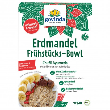 Bio Erdmandel-Frühstücks-Bowl "Chufli Ayurveda", 500 g 