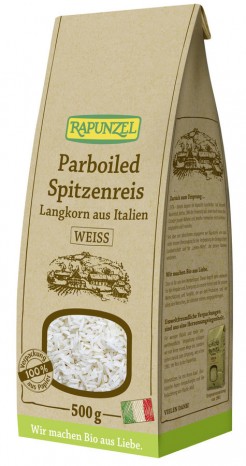 Bio Parboiled Spitzenreis Langkorn weiß, 500 g 