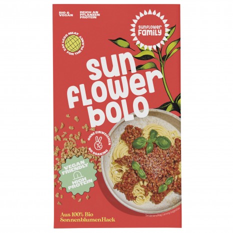 Bio Sonnenblumen Bolognese mit Gewürzmischung, 131 g 