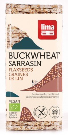 Bio Buchweizenwaffeln mit Leinsamen glutenfrei, 130 g 