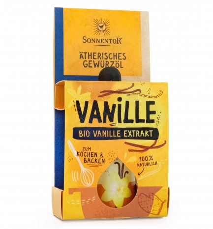 Bio Vanille-Extrakt ätherisches Gewürzöl, 4,5 ml 