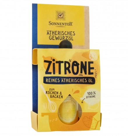 Bio Zitrone ätherisches Gewürzöl, 4,5 ml 