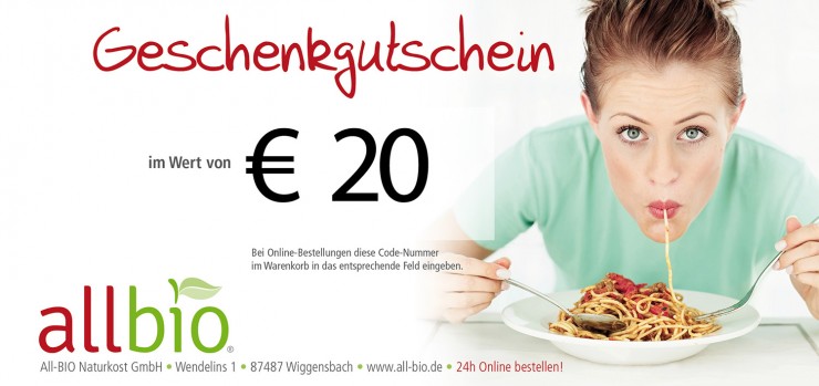 Geschenk-Gutschein 20 EUR 